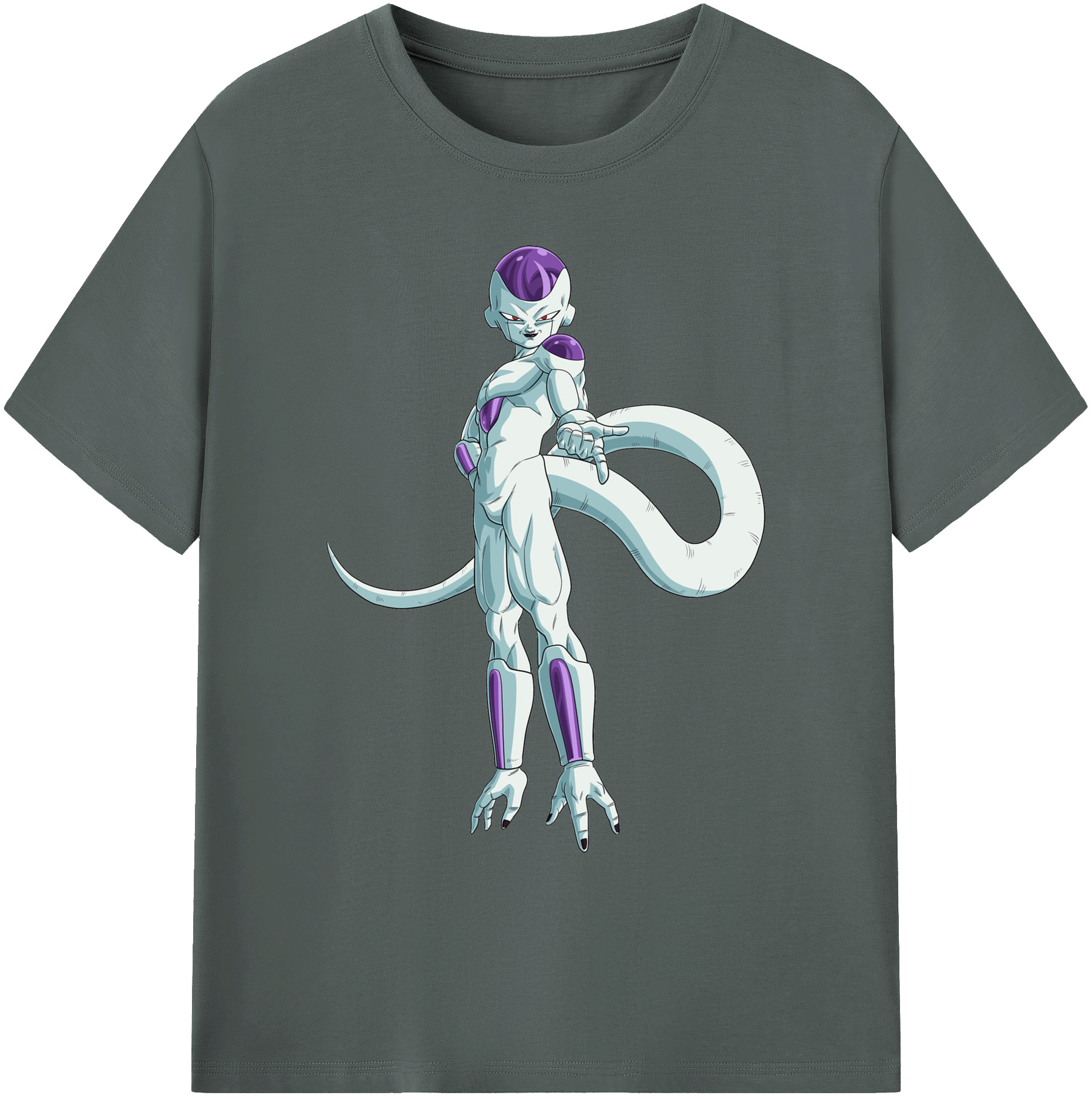 （画像用） ドラゴンボール フリーザ DRAGON BALL Frieza 綿100％ メンズ半袖Tシャツ｜肌触りやわらか＆通気性